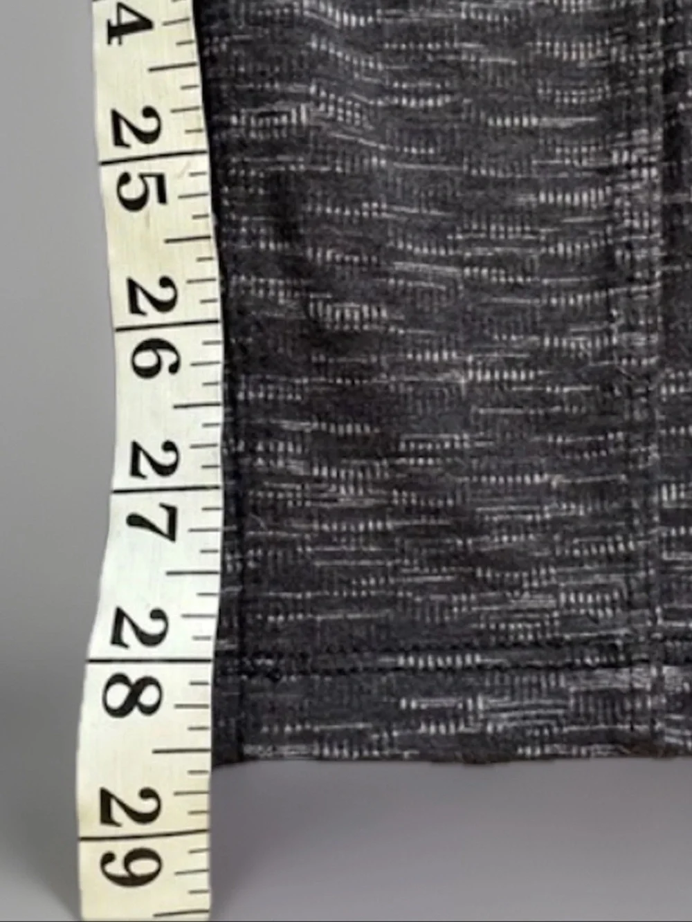 ATHLETA Leggings Womens Small Gray Black Space Dyed Metro Mid Rise Back Pockets